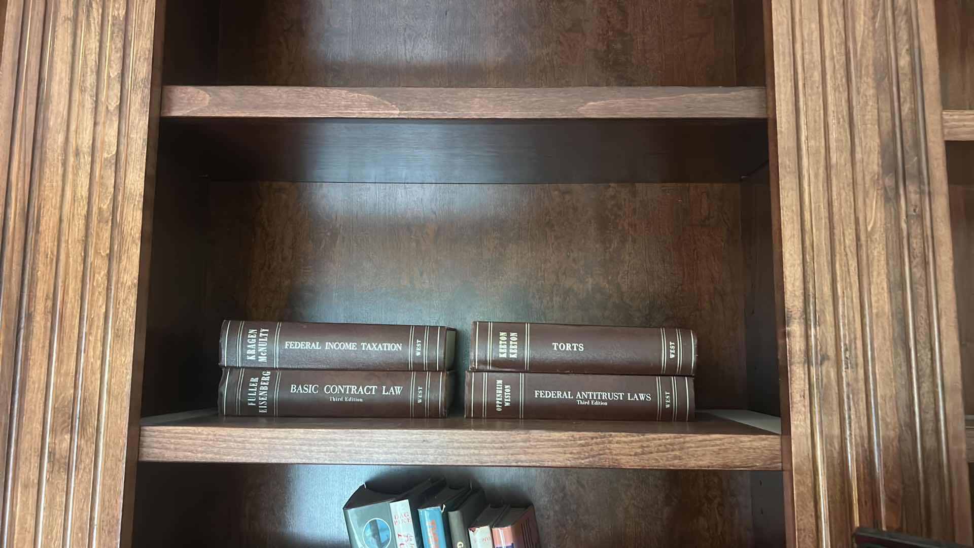 Photo 1 of 4 SHELVES OF MOSTLY HARDCOVER BOOKS