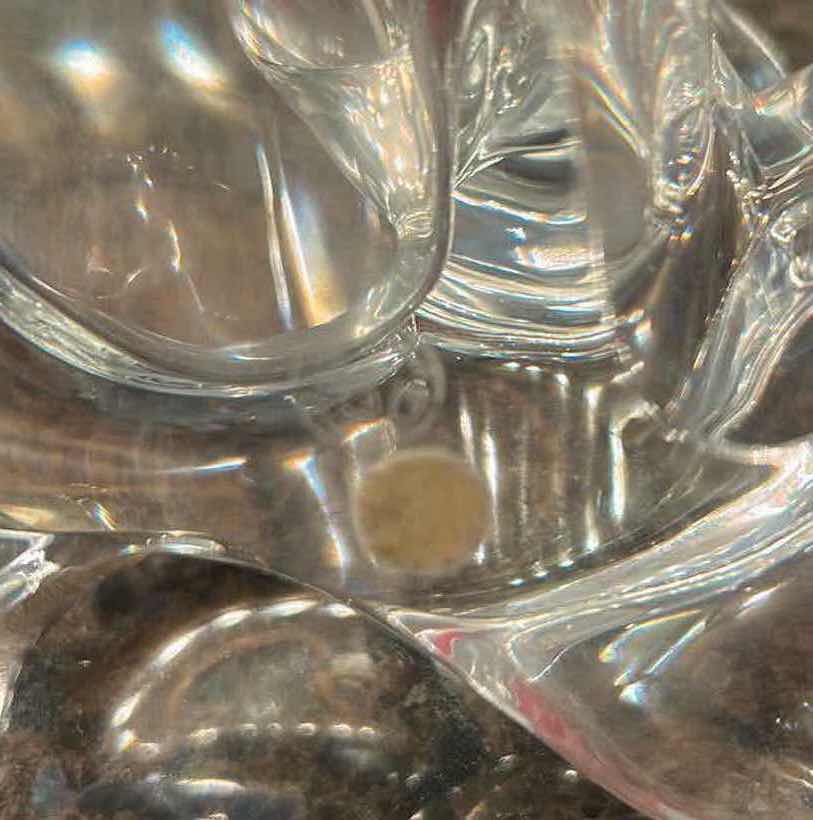 Photo 1 of BACCARAT CLEAR CRYSTAL COBRA SCULPTURE H 7"  NO BOX