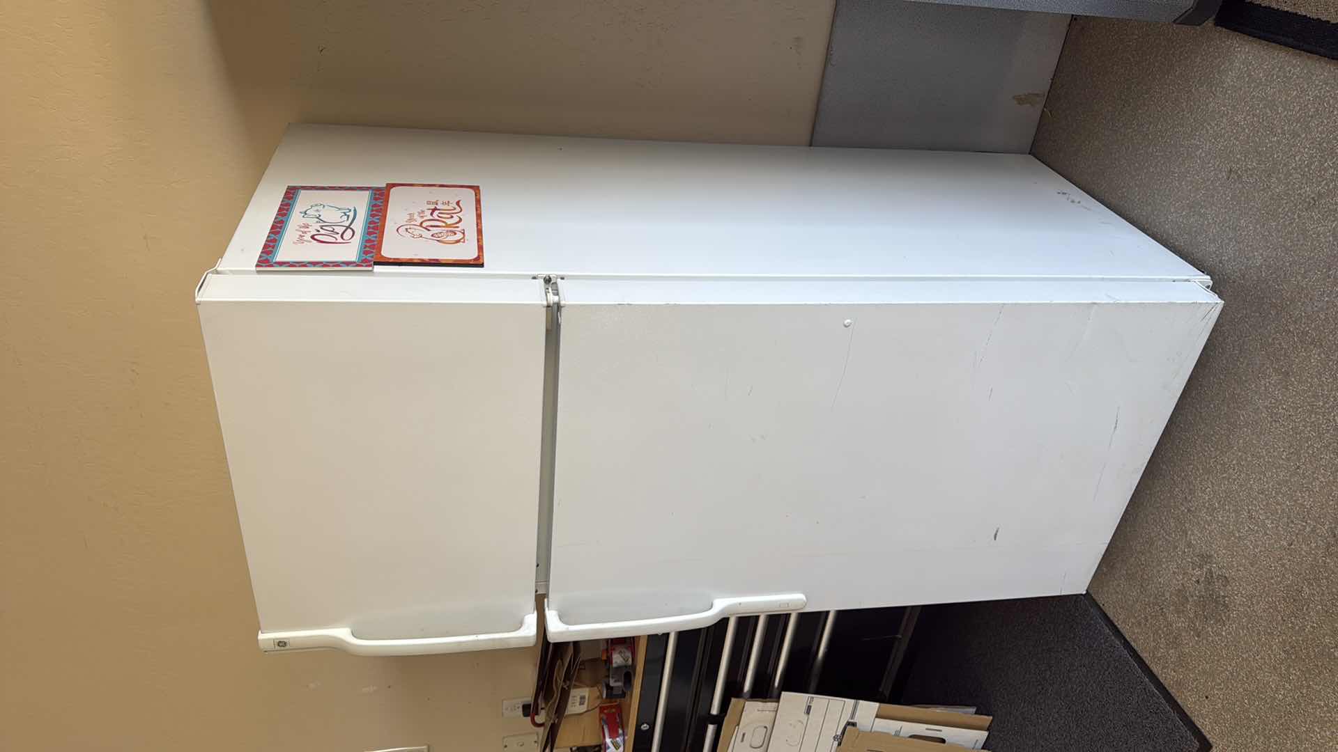 Photo 1 of WHITE GE TOP FREEZER REFRIGERATOR