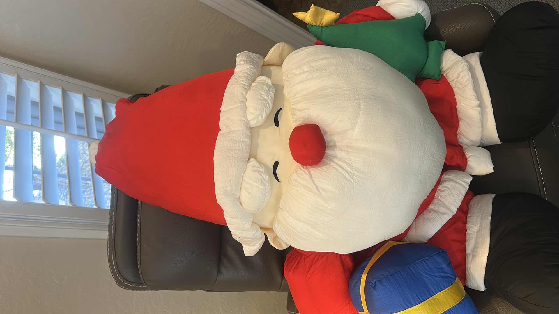 Photo 1 of LARGE PLUSH 4’ SANTA CLAUS CHRISTMAS DECOR