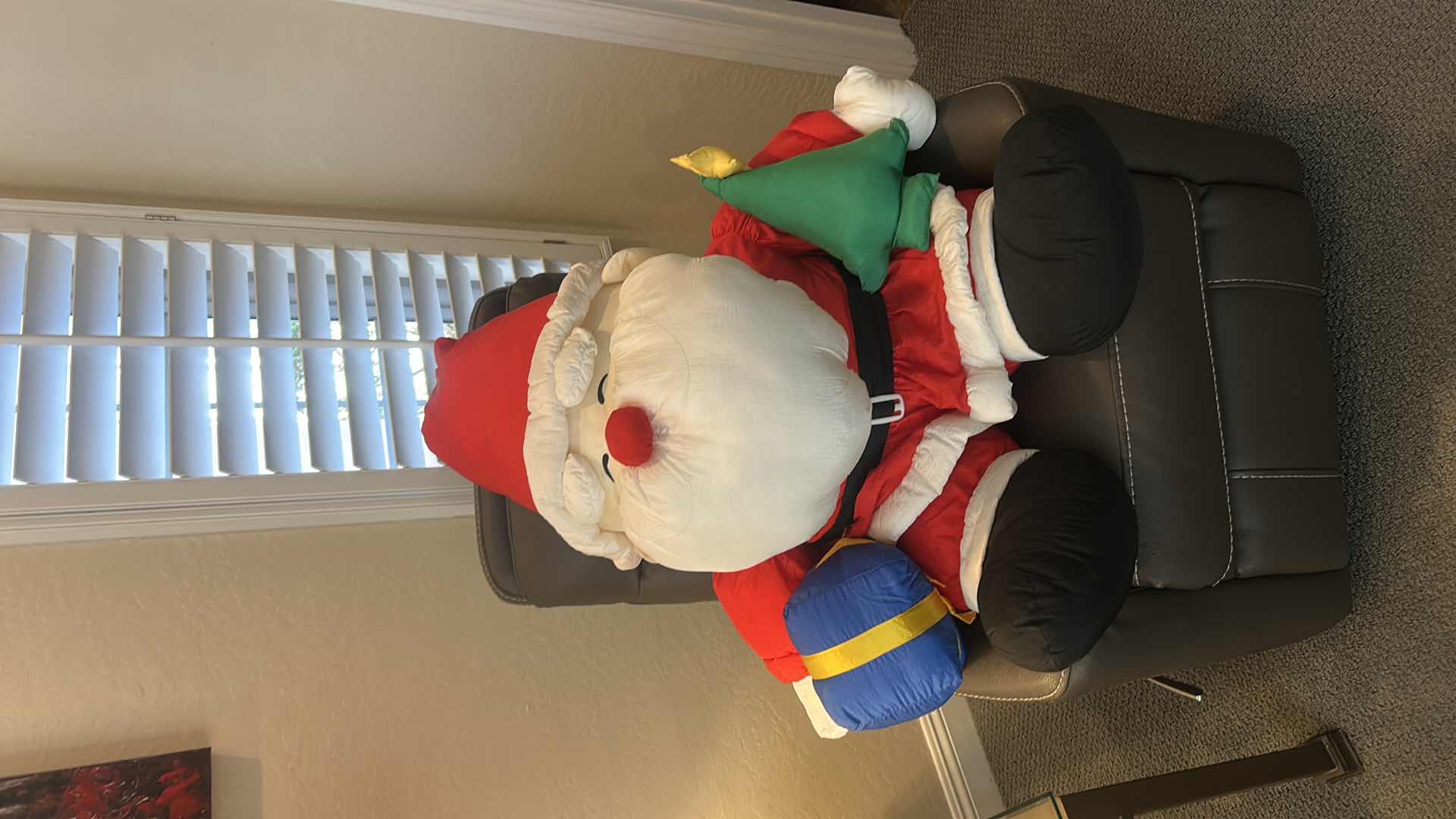 Photo 1 of LARGE PLUSH 4’ SANTA CLAUS CHRISTMAS DECOR