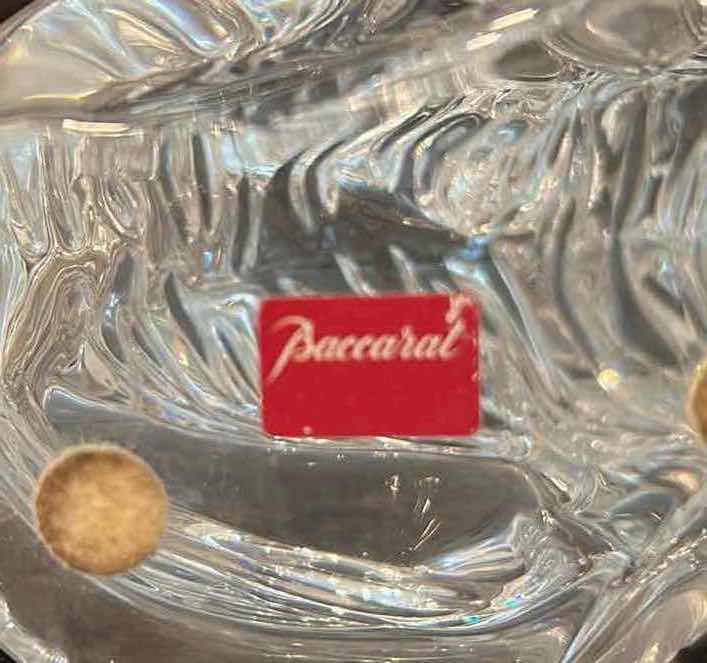 Photo 1 of COLLECTABLE BACCARAT CLEAR CRYSTAL TIGER FROM THE ZODIAC COLLECTION H 6" NO BOX