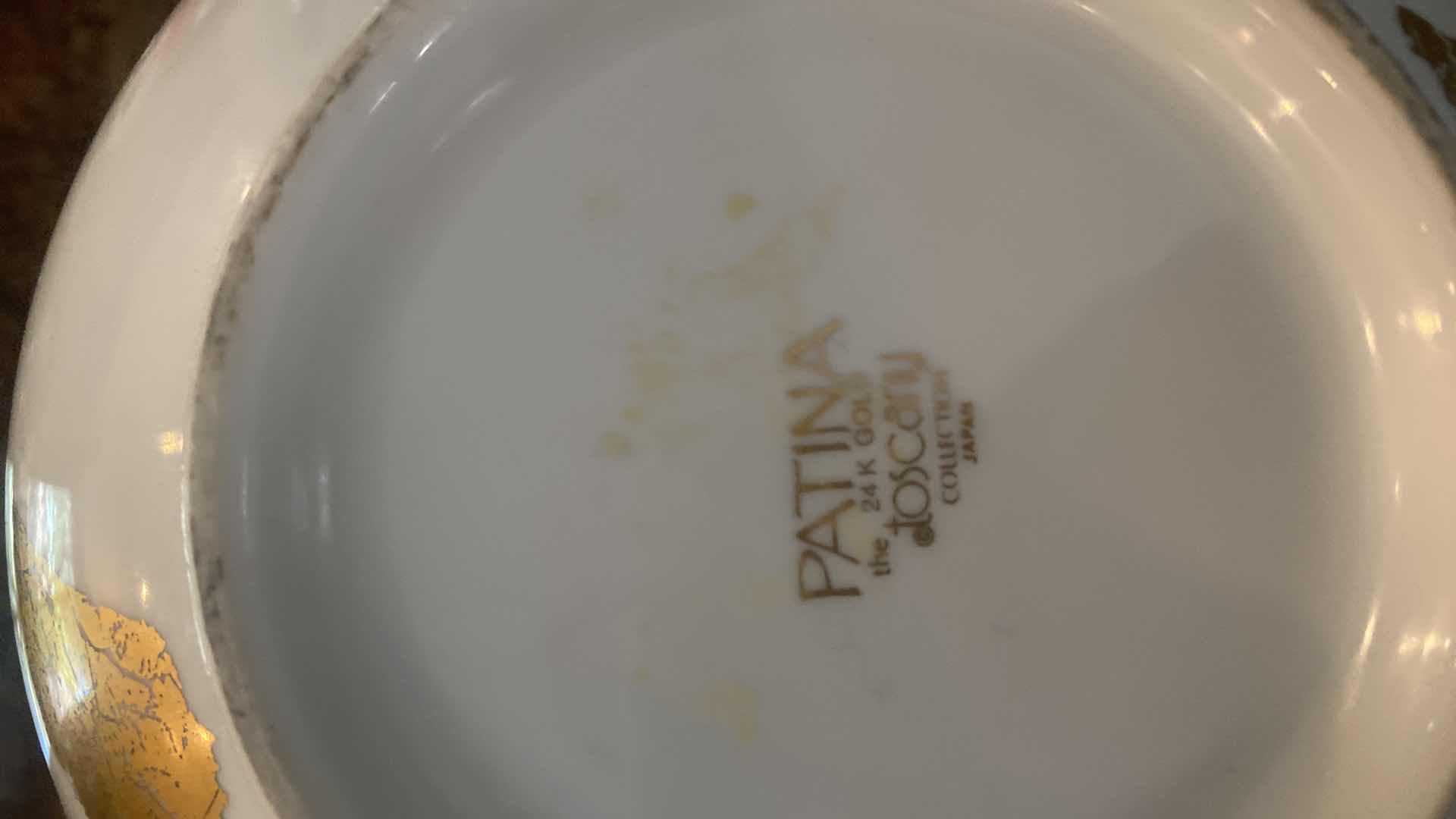 Photo 1 of GOLD GLASS PLATTER & BOWL SERVE WARE