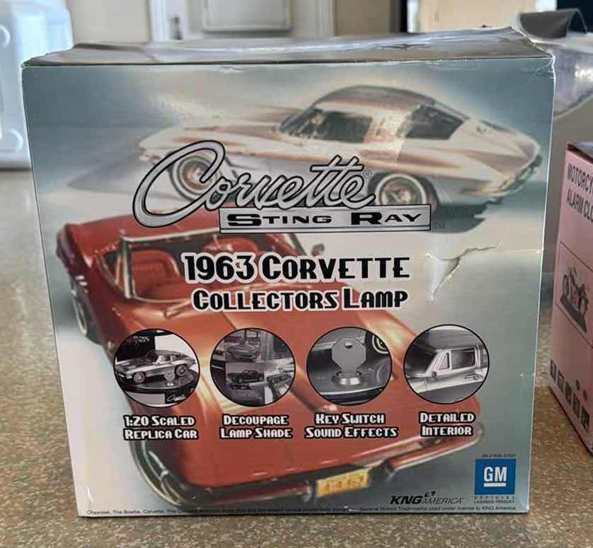 Photo 1 of NIB 1963 CORVETTE STING RAY COLLECTORS LAMP