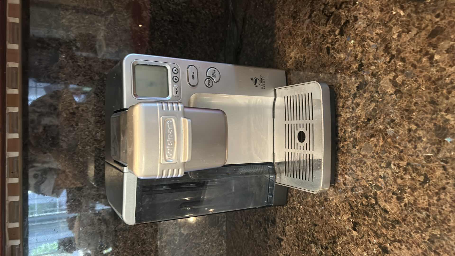 Photo 1 of CUISINART SS-700 SINGLE SERVE KEURIG COFFEE BREWING SYSTEM IN SILVER.