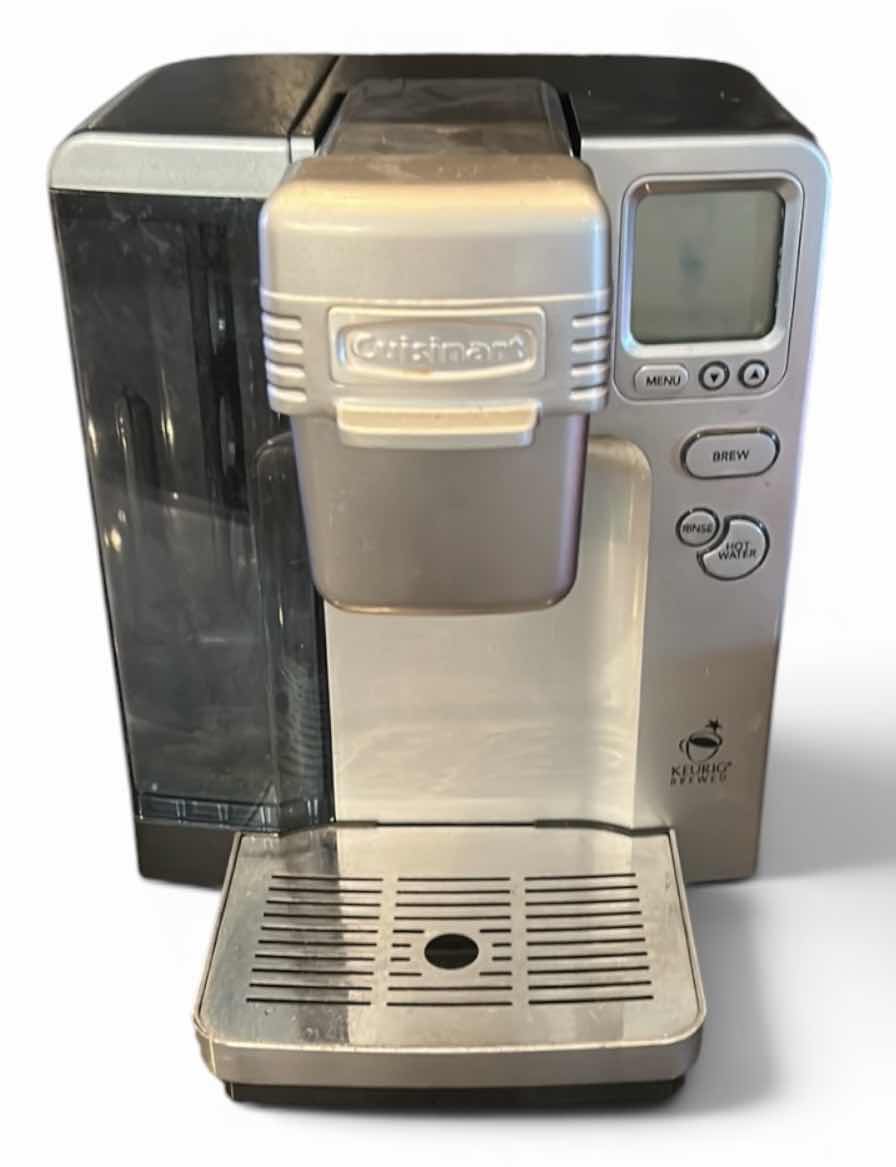Photo 1 of CUISINART SS-700 SINGLE SERVE KEURIG COFFEE BREWING SYSTEM IN SILVER.