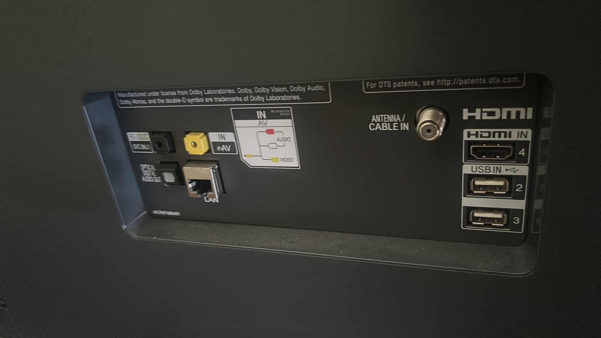 Photo 1 of 50" LG OLED SMART TV W MINIMAL STAND DESIGN  W REMOTE