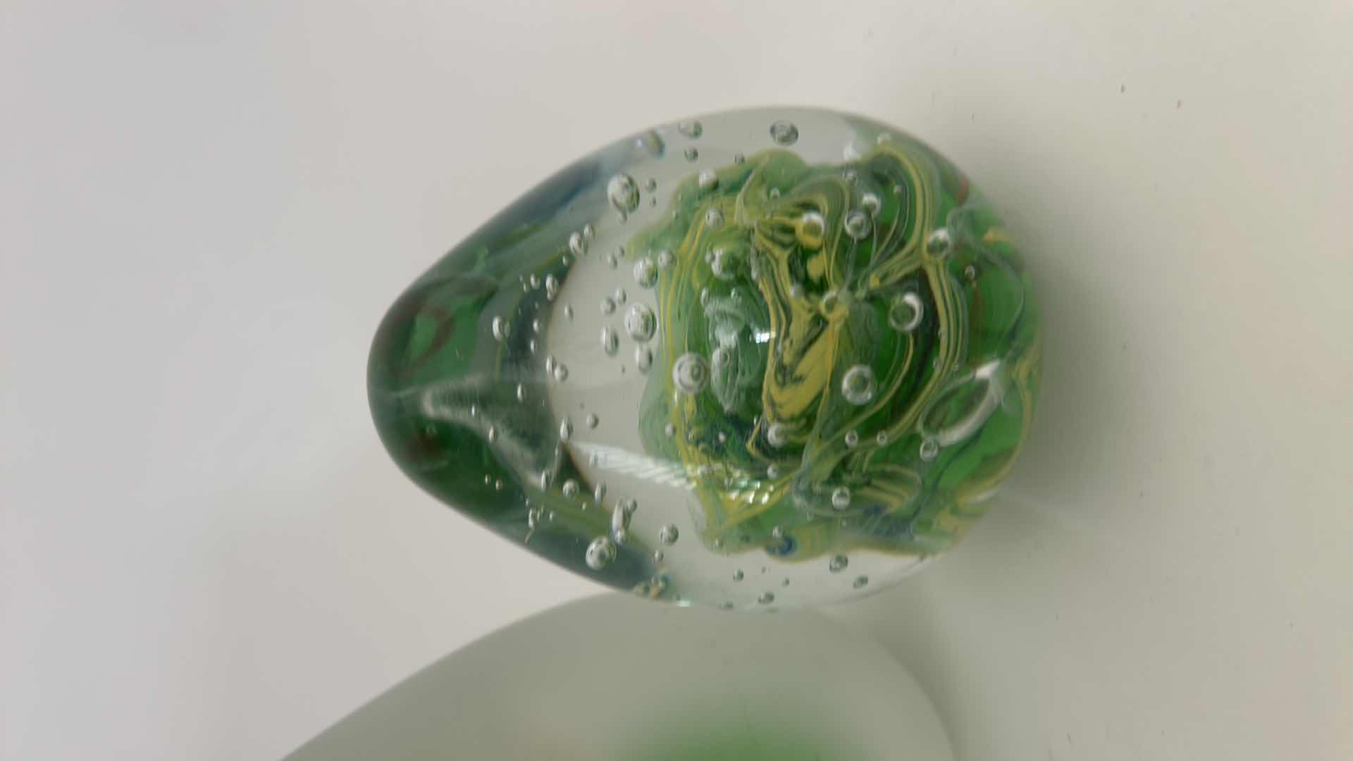 Photo 1 of 2 ART GLASS COLLECTIBLE PAPERWEIGHTS (TALLEST 6”)