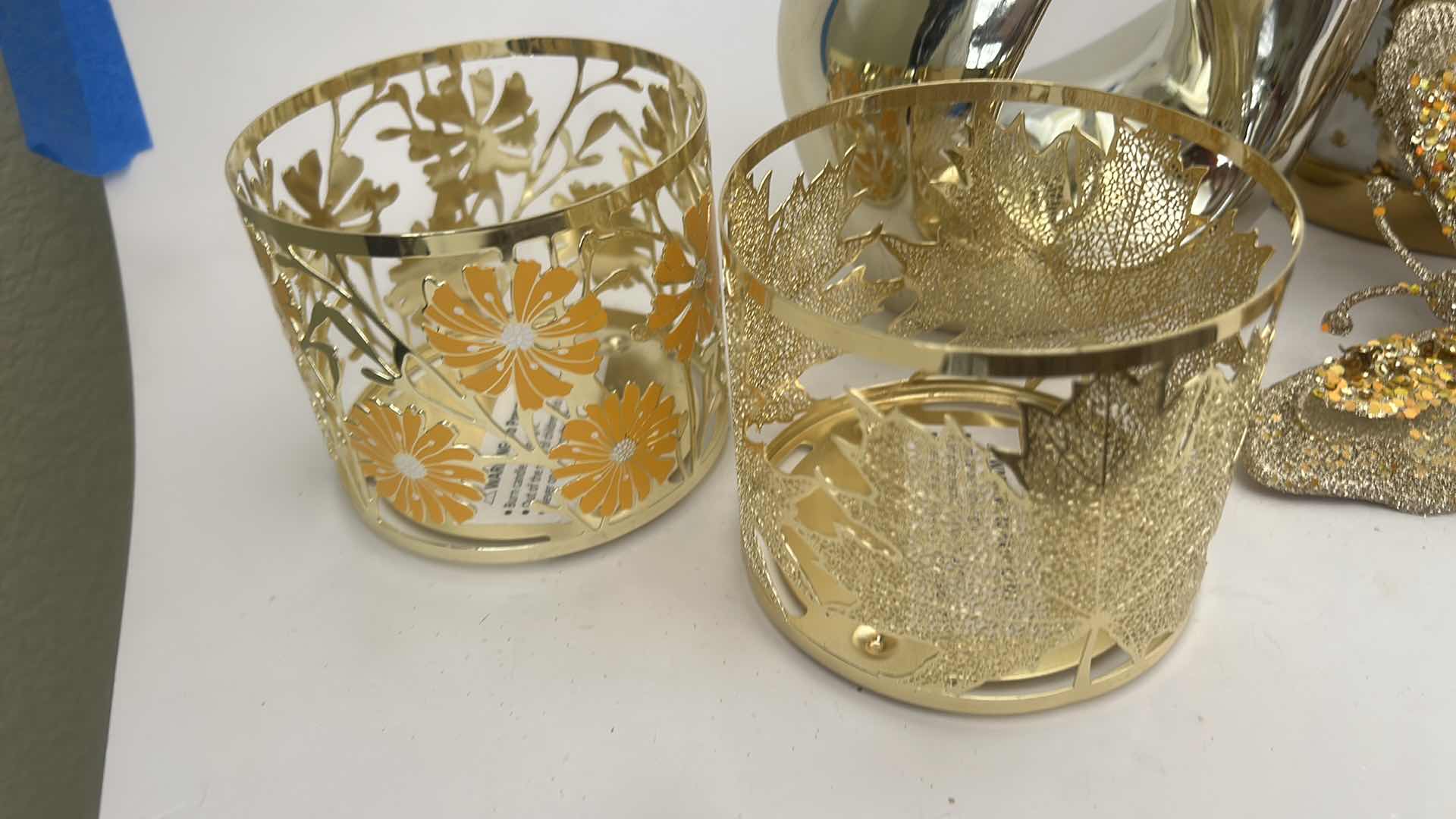 Photo 1 of 5 PC  GOLD TONE HOME DECOR (TALLEST H12”)