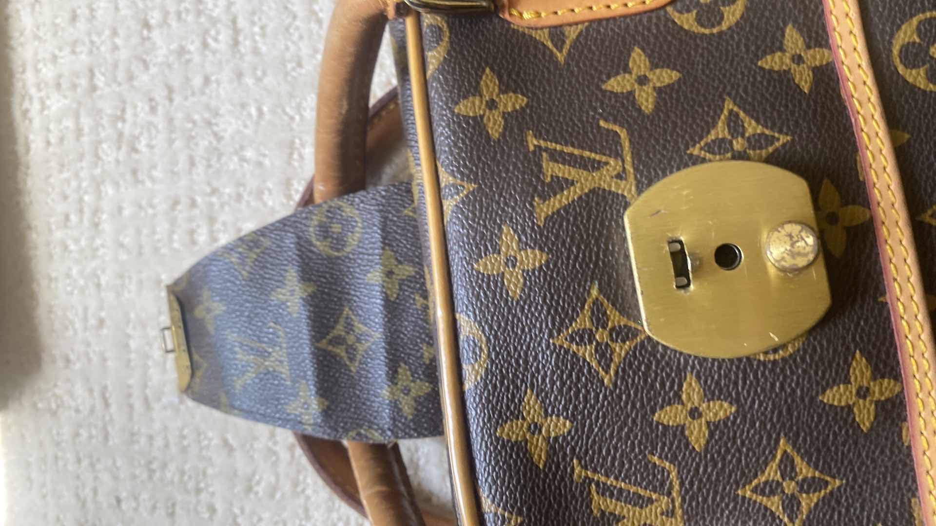 Photo 1 of VINTAGE STYLE "REPLICA" LOUIS VUITTON GARMENT BAG