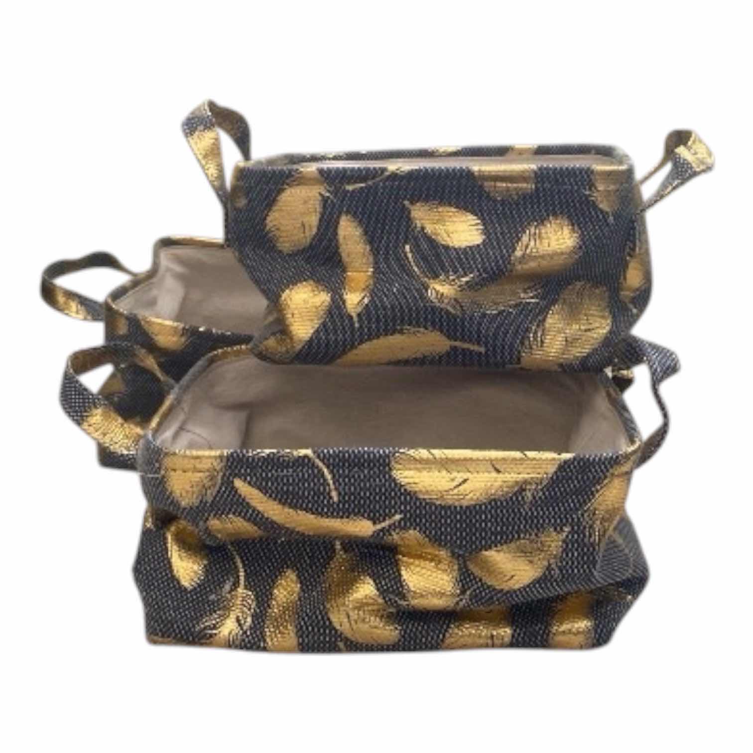 Photo 1 of 3-STORAGE FABRIC BASKETS LARGEST 14“ X 10“