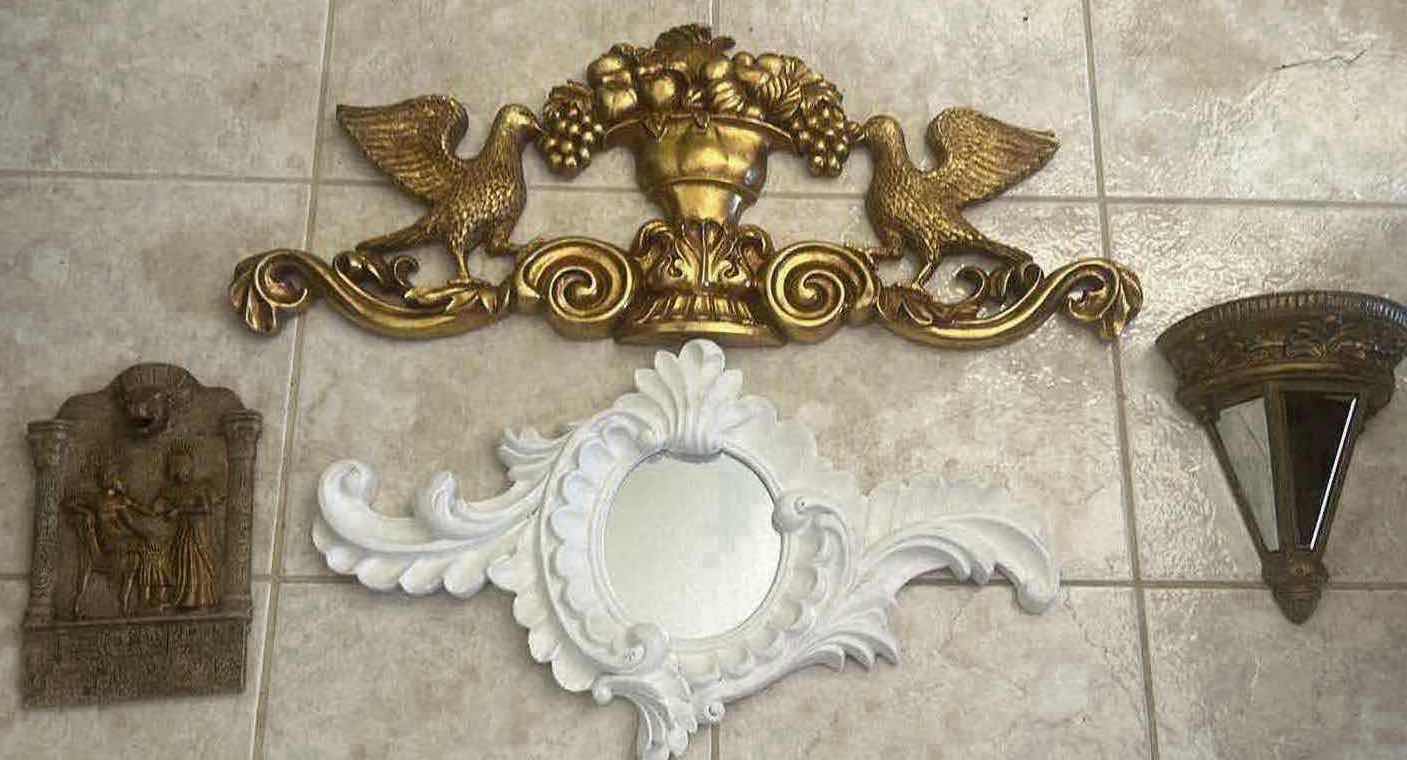 Photo 1 of 4- DECORATIVE WALL PLAQUES 28"