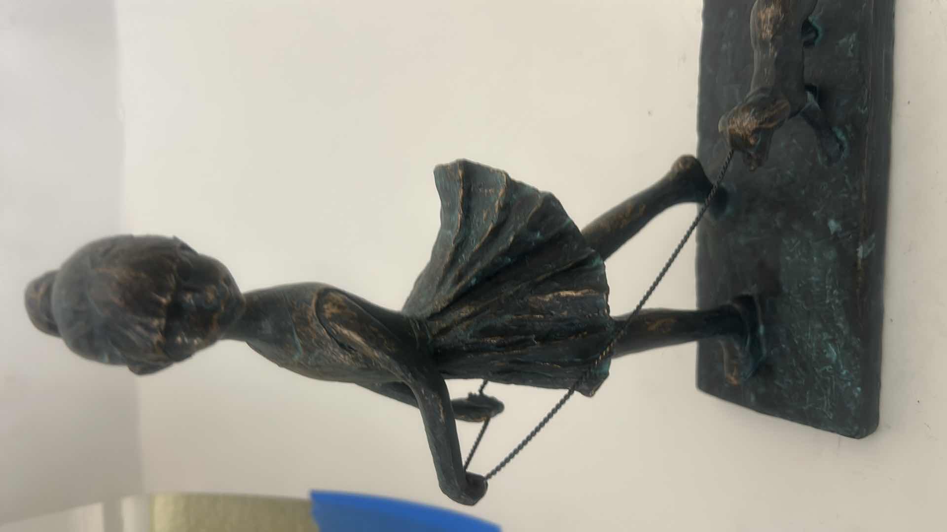Photo 1 of ARTARIUM LLP “WALK OF LIFE” GIRL AND DOG FIGURINE IS MADE FROM POLYRESIN AND FEATURES A CHARMING PATINATED BRONZE FINISH. H11” $35