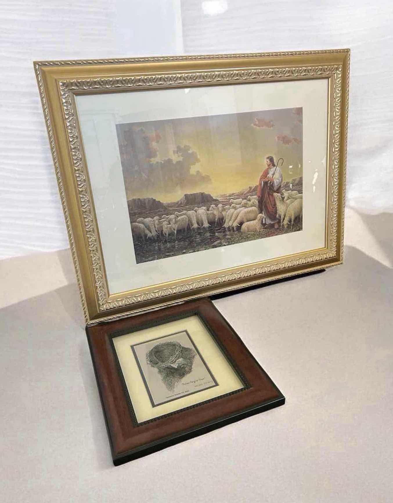 Photo 1 of 3- RELIGIOUS ARTWORK & METAL SCRIPTURE