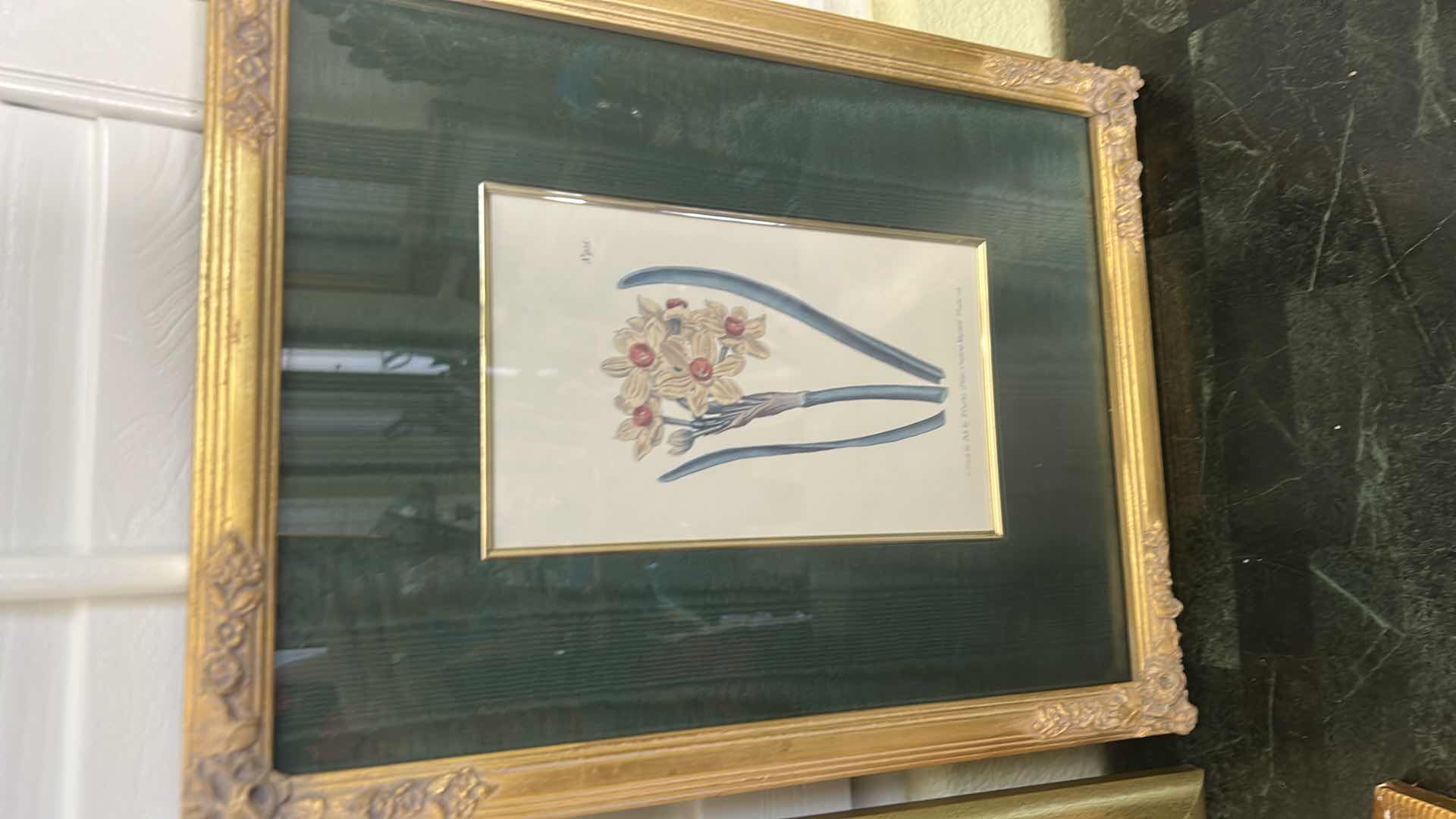 Photo 1 of 3- FRAMED FLOWERS ARTWORK