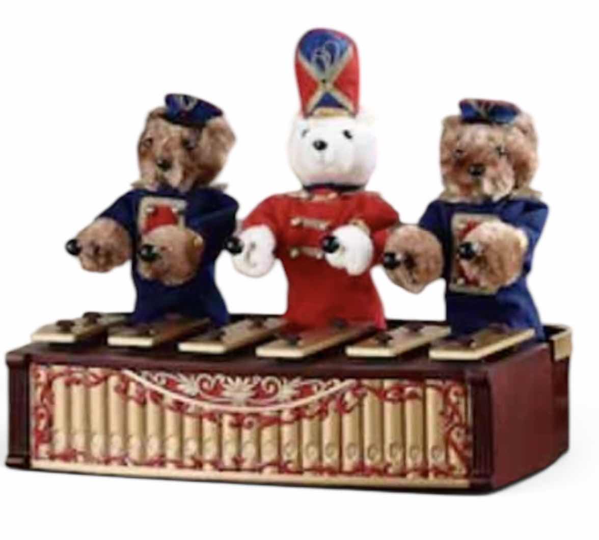 Photo 1 of MR. CHRISTMAS 10” ANIMATED BANDSTAND BEARS FEATURES A CHARMING GROUP OF BEAR MUSICIANS PERFORMING ON A DECORATIVE BANDSTAND. $100