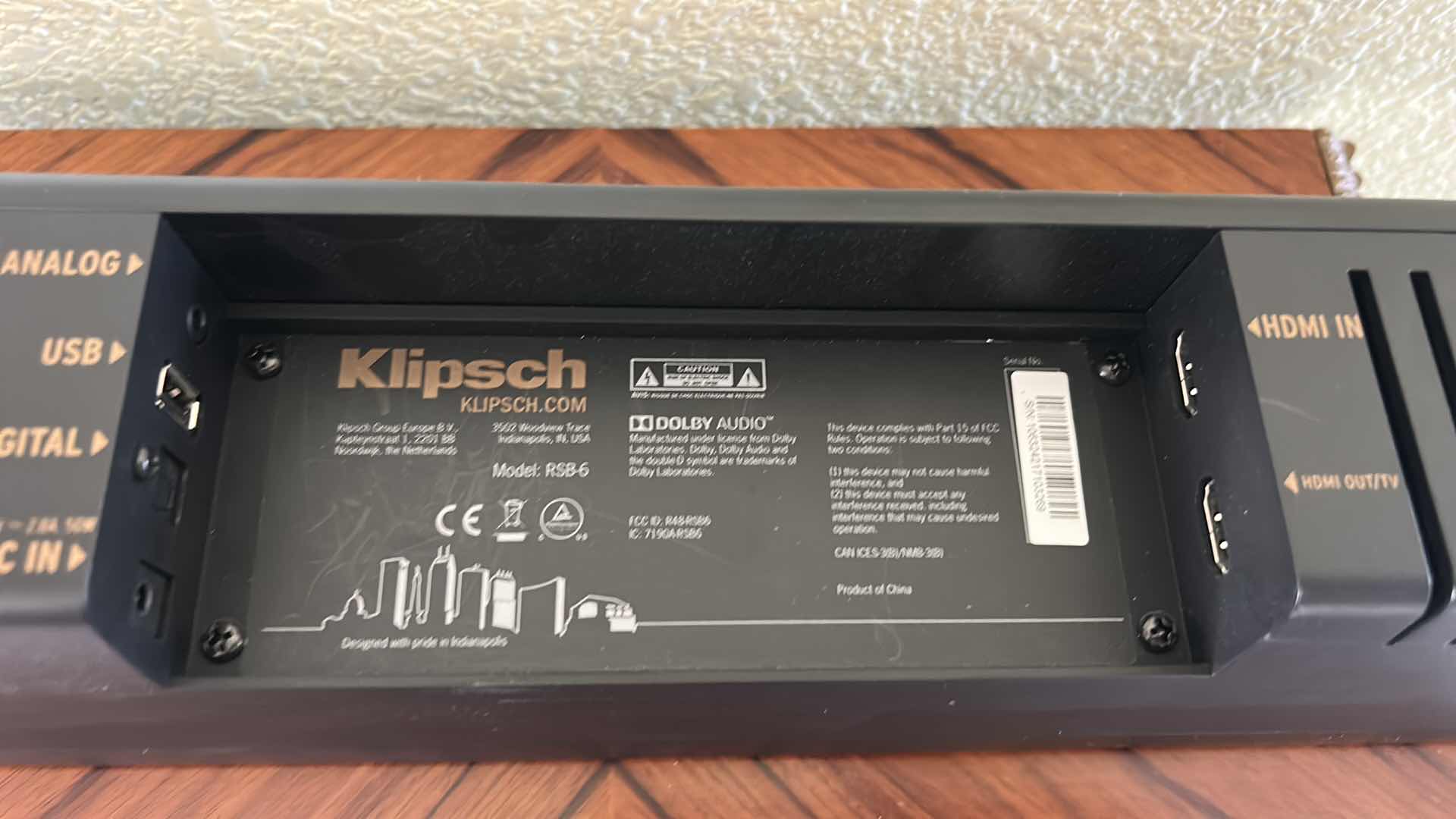 View 5 of KLIPSCH RSB-11 PREMIERE SOUNDBAR