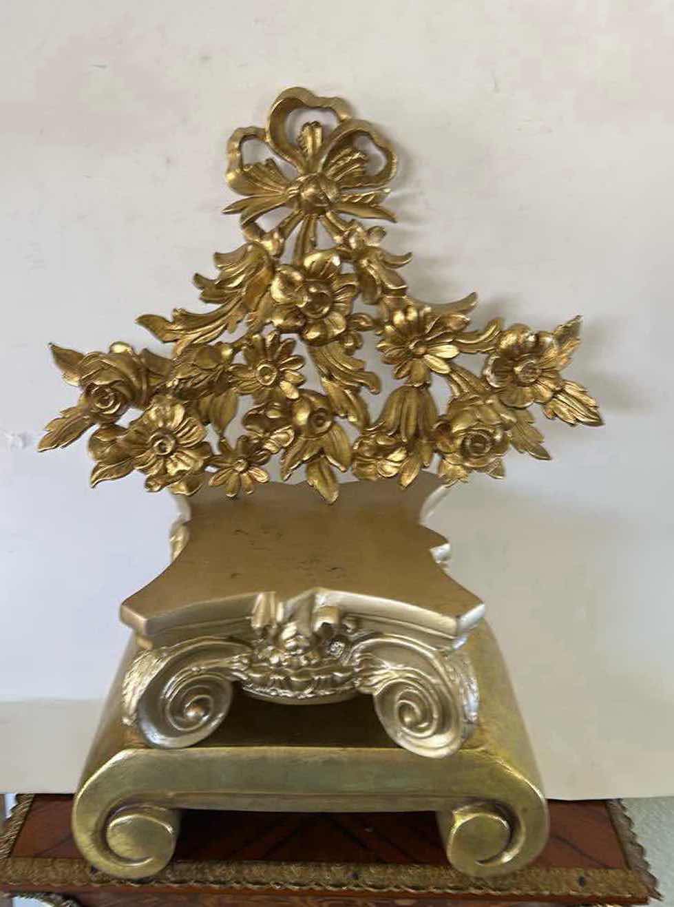Photo 1 of THREE GOLD TONE, HOME DECOR PIECES