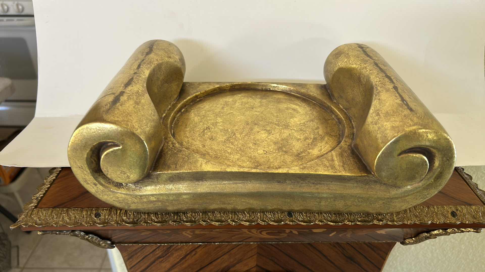 Photo 1 of THREE GOLD TONE, HOME DECOR PIECES