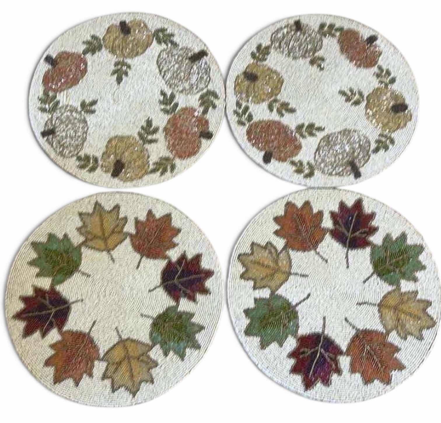 Photo 1 of 4- FALL INSPIRED BEADED PLACEMATS