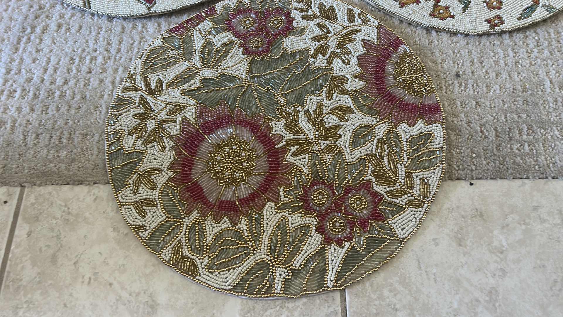 Photo 1 of FIVE BEADED PLACEMATS