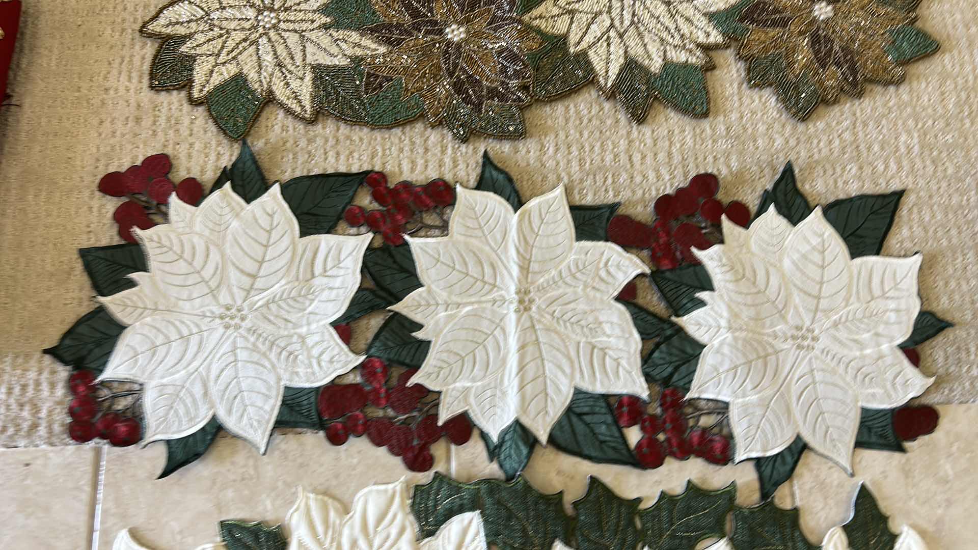 Photo 1 of FOUR TABLE RUNNERS 36”