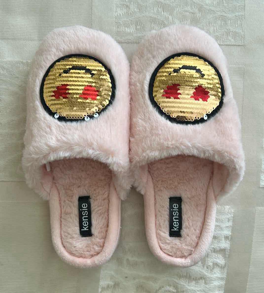 Photo 1 of 6- PLUSH SLIPPERS 4 SMALL 1 MED 1 LARGE