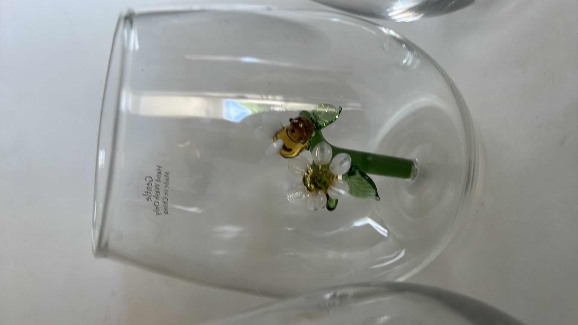 Photo 1 of 4 DECORATIVE BEVERAGE GLASSES