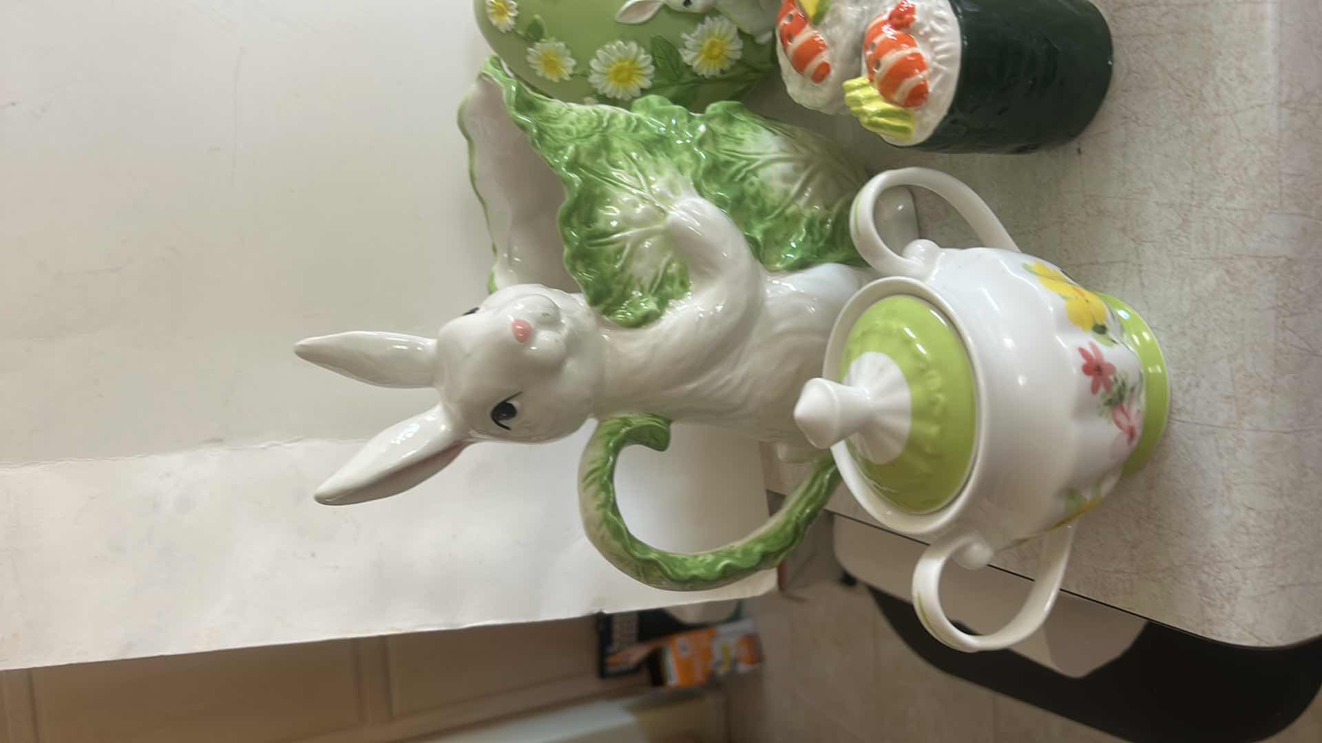 Photo 1 of CERAMIC SPRING COLLECTION, BUNNIES, AND FLORALS KITCHEN ACCESSORIES
