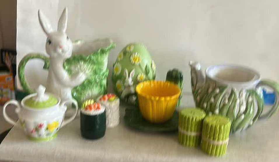 Photo 1 of CERAMIC SPRING COLLECTION, BUNNIES, AND FLORALS KITCHEN ACCESSORIES