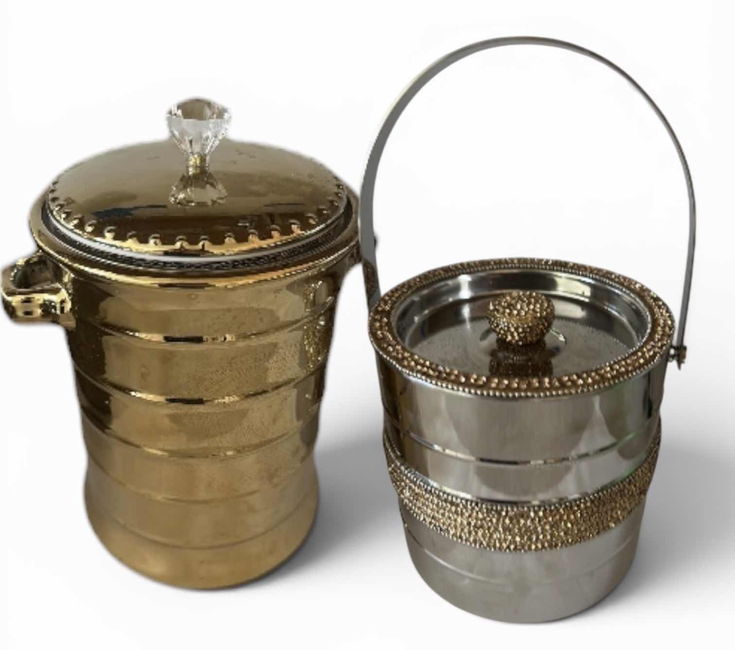 Photo 1 of TWO ORNATE ICE BUCKETS
