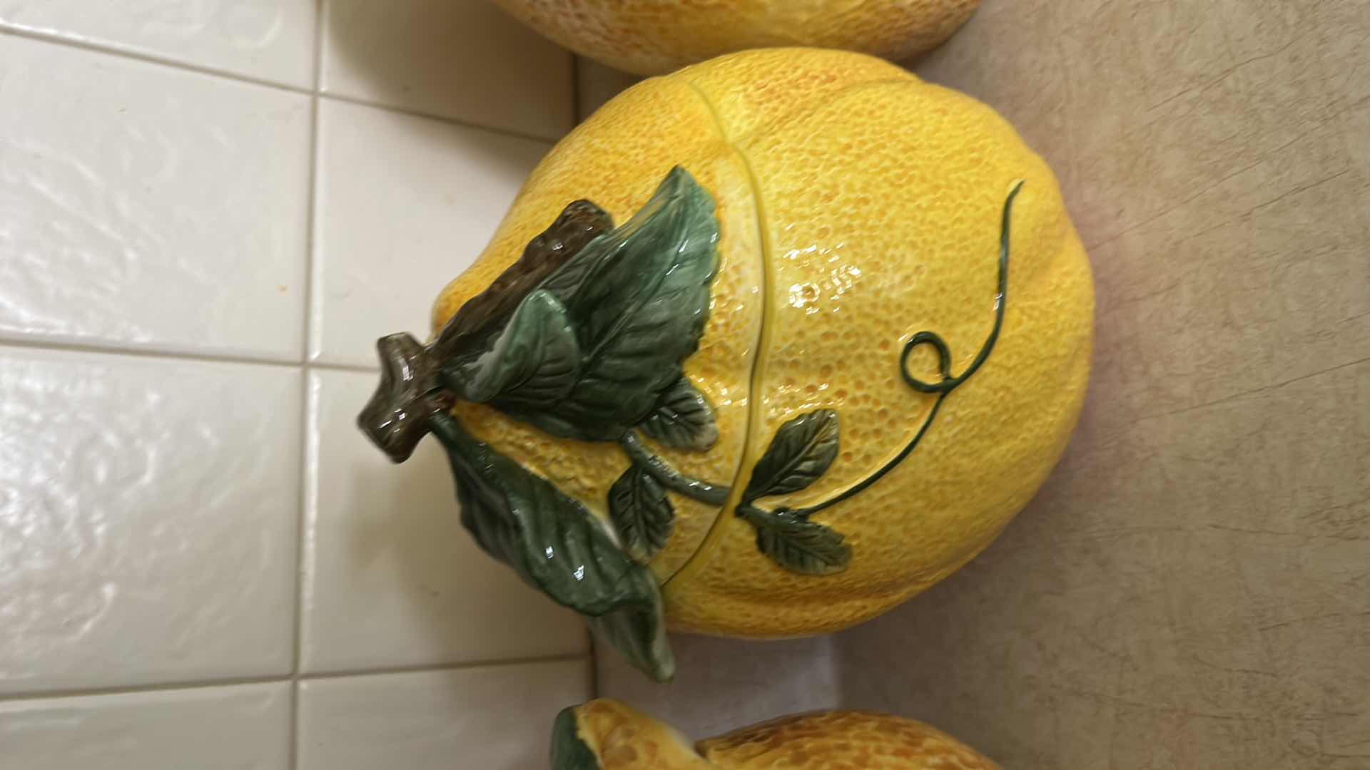 Photo 1 of 3 LEMON COOKIE JARS (TALLEST 12”)