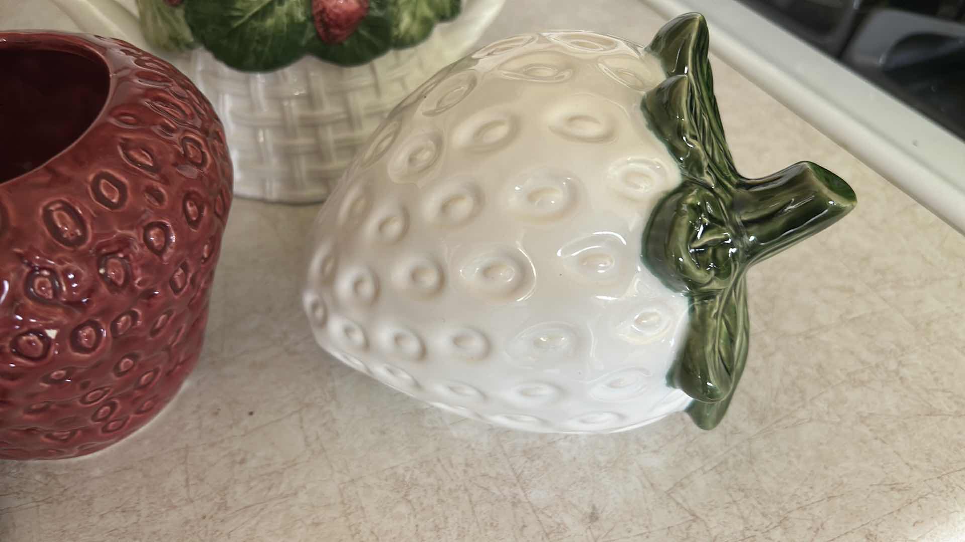 Photo 1 of 3 PC STRAWBERRY DECOR/KITCHEN ACCESSORIES