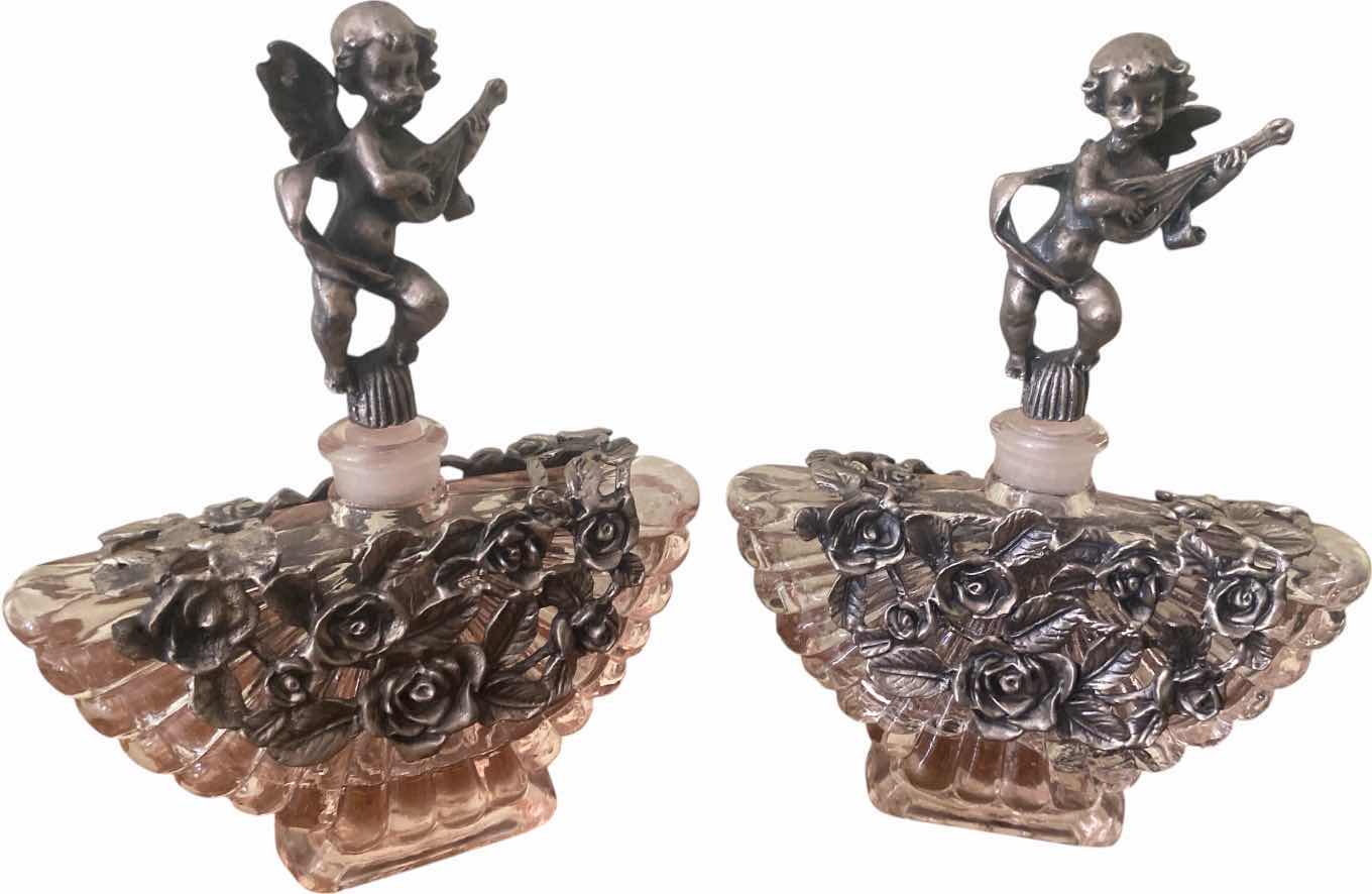 Photo 1 of PAIR OF VINTAGE PERFUME BOTTLES