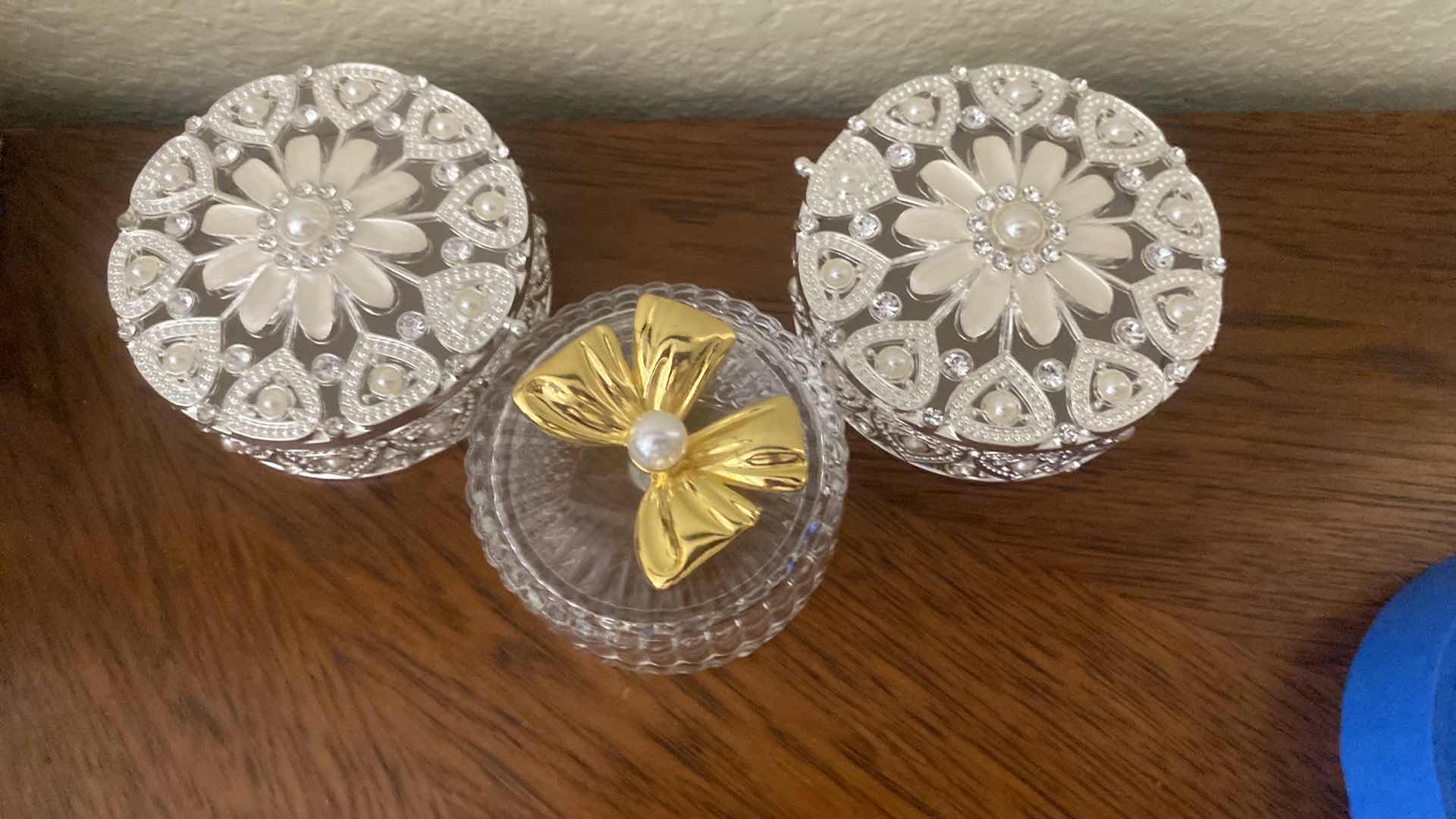 Photo 1 of 3-ROUND TRINKET BOXES