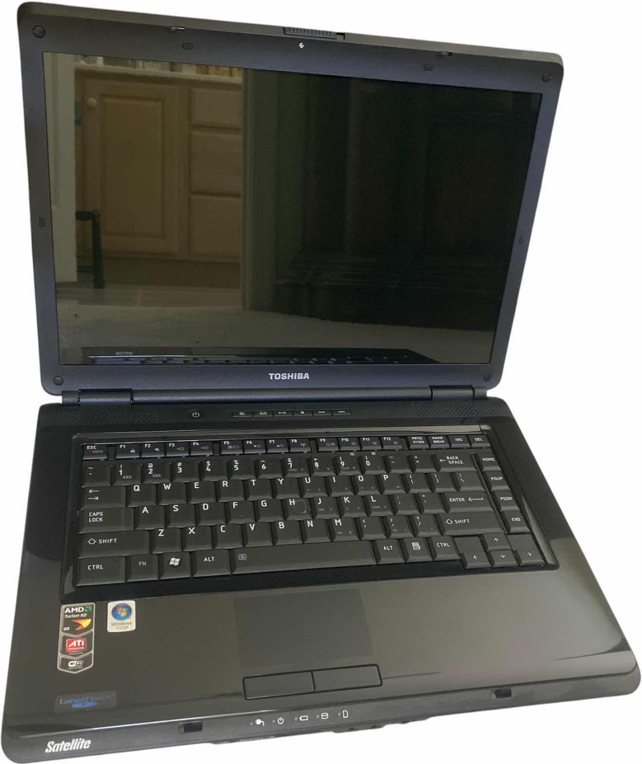 Photo 1 of TOSHIBA WINDOWS VISTA SATELLITE LAPTOP WITH CASE