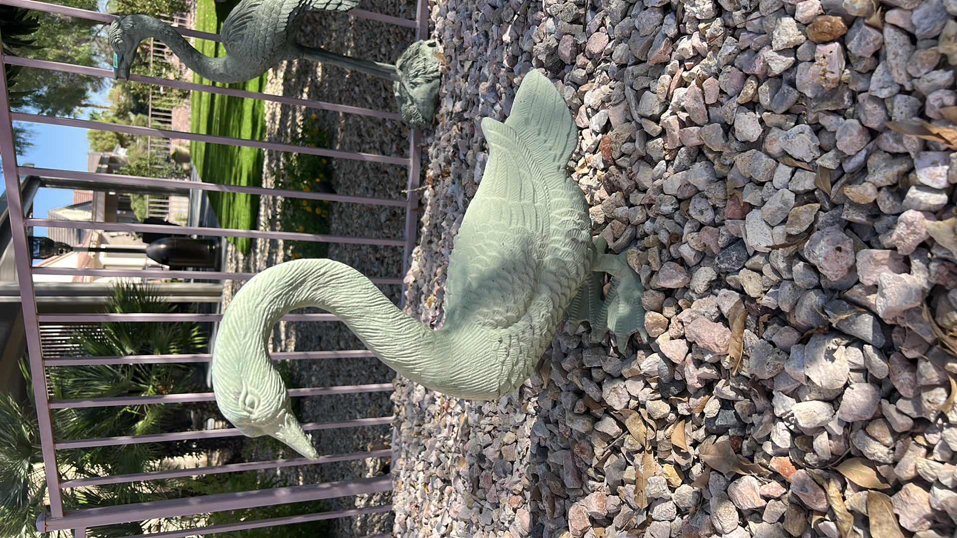 Photo 1 of CONCRETE GOOSE GARDEN STATUE H17”