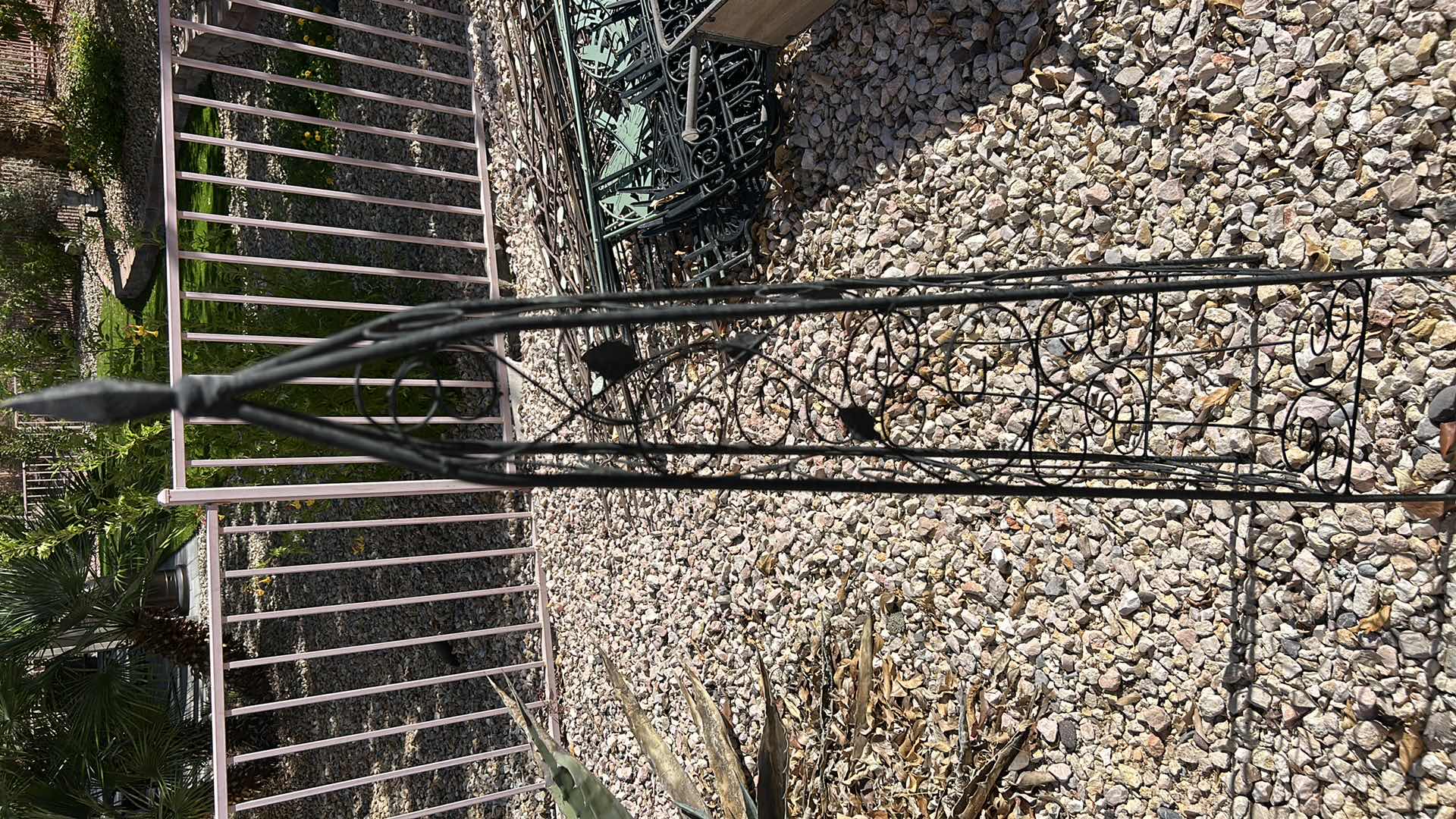Photo 1 of BLACK METAL GARDEN OBELISK