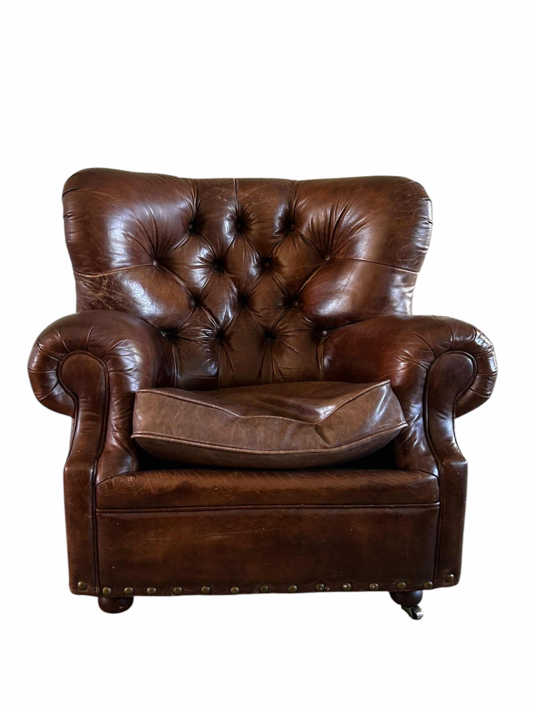Photo 1 of RALPH LAUREN HOME WRITER'S CHAIR H 38" W 40" ($7,456)