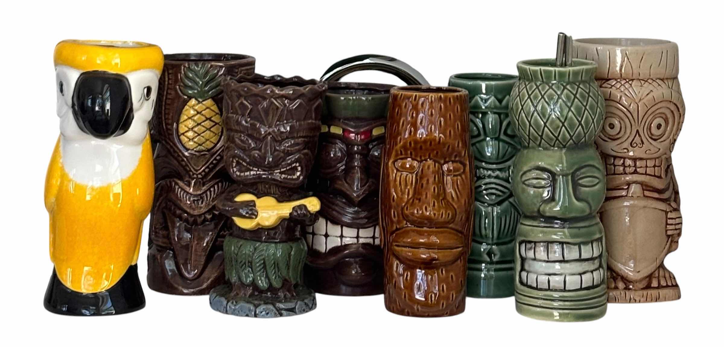 Photo 1 of COLLECTION OF TIKI MUGS (8)