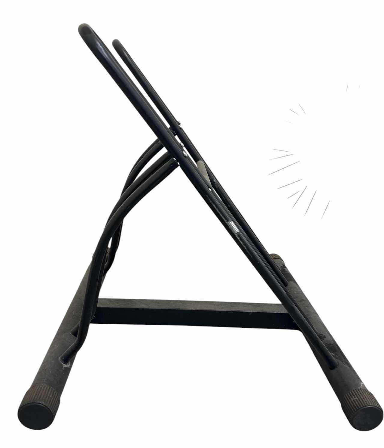 Photo 1 of FREESTANDING METAL 2-BIKE STORAGE RACK IN BLACK FINISH H22.5”