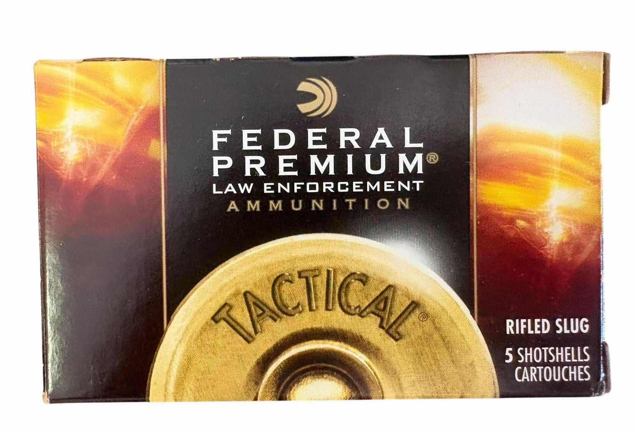 Photo 1 of (4)PCS FEDERAL PREMIUM LAW ENFORCEMENT RILED SLUG $38