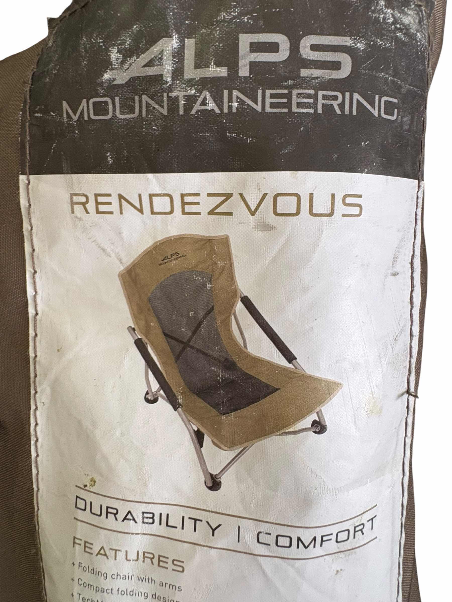 Photo 1 of ALPS MOUNTAINEERING RENDEZVOUS CAMPING CHAIRS WITH CARRY BAG H8”