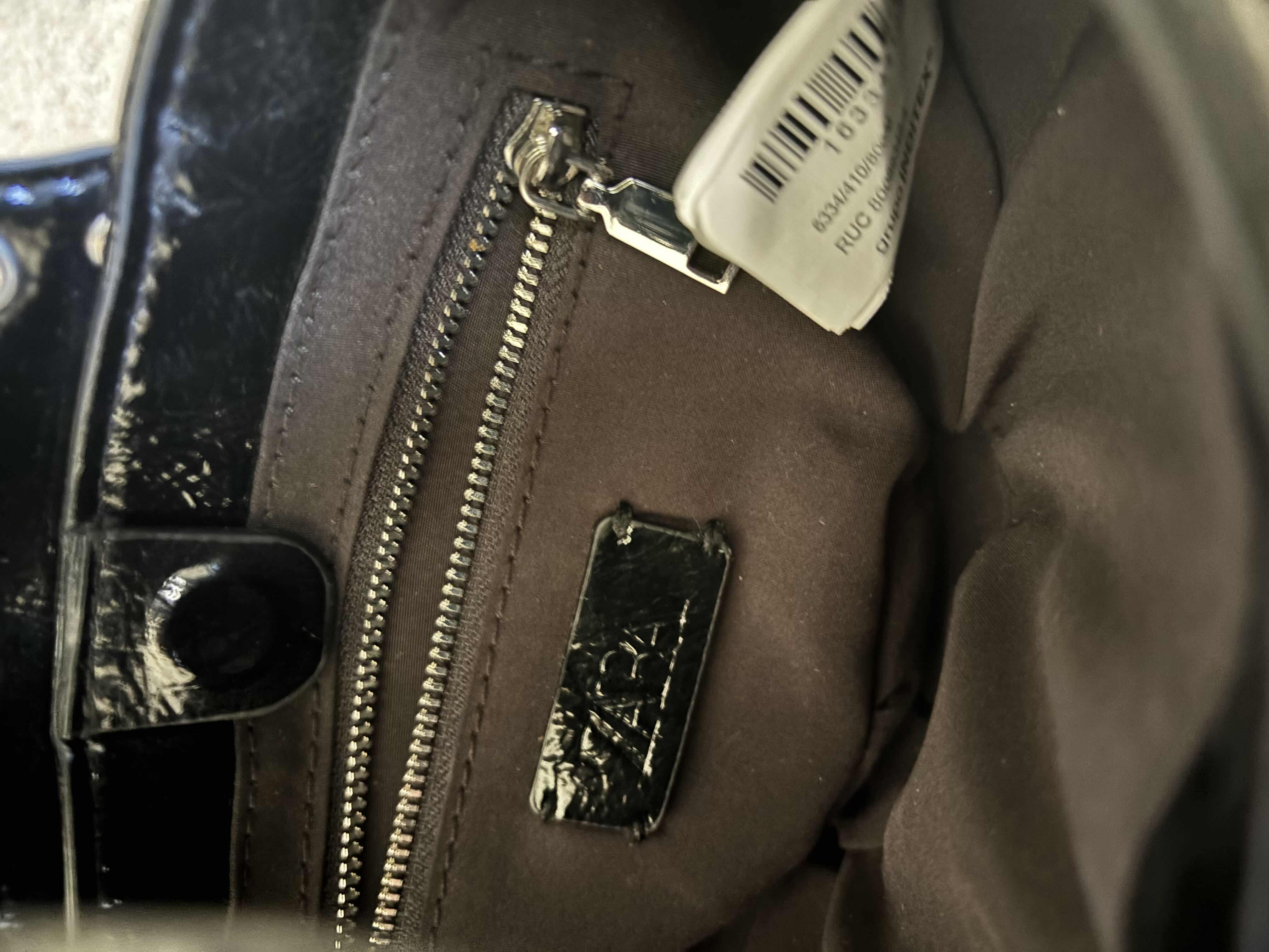 Photo 1 of ZARA FAUX LEATHER MINI BUCKET BAG