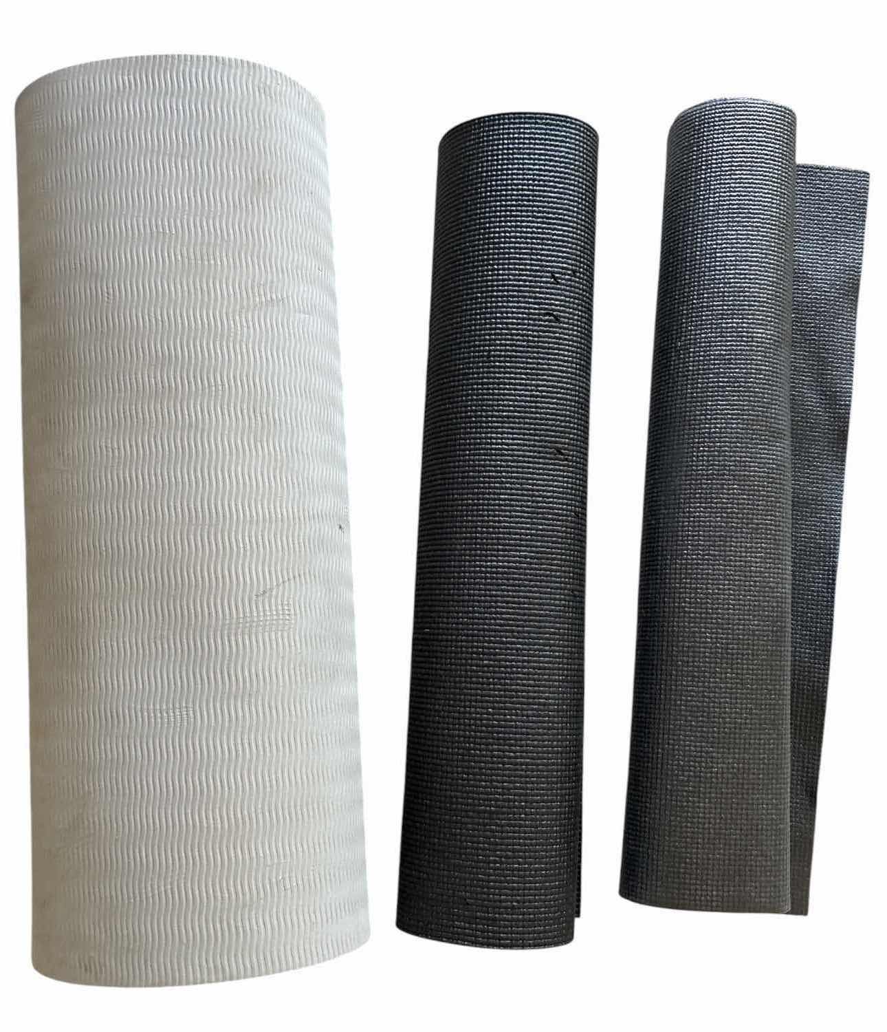 Photo 1 of (3)PCS YOGA MATS IN ASSORTED COLORS