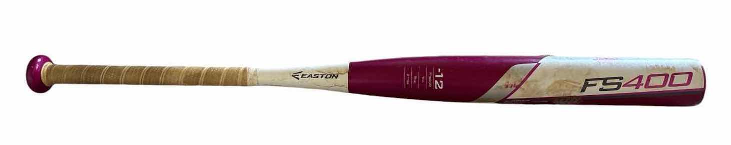 Photo 1 of EASTON FS400 FASTPITCH SOFTBALL BAT. 31 INCH LENGTH, 19 OUNCE WEIGHT, -12 DROP, 2 1/4” BARREL L30.75”