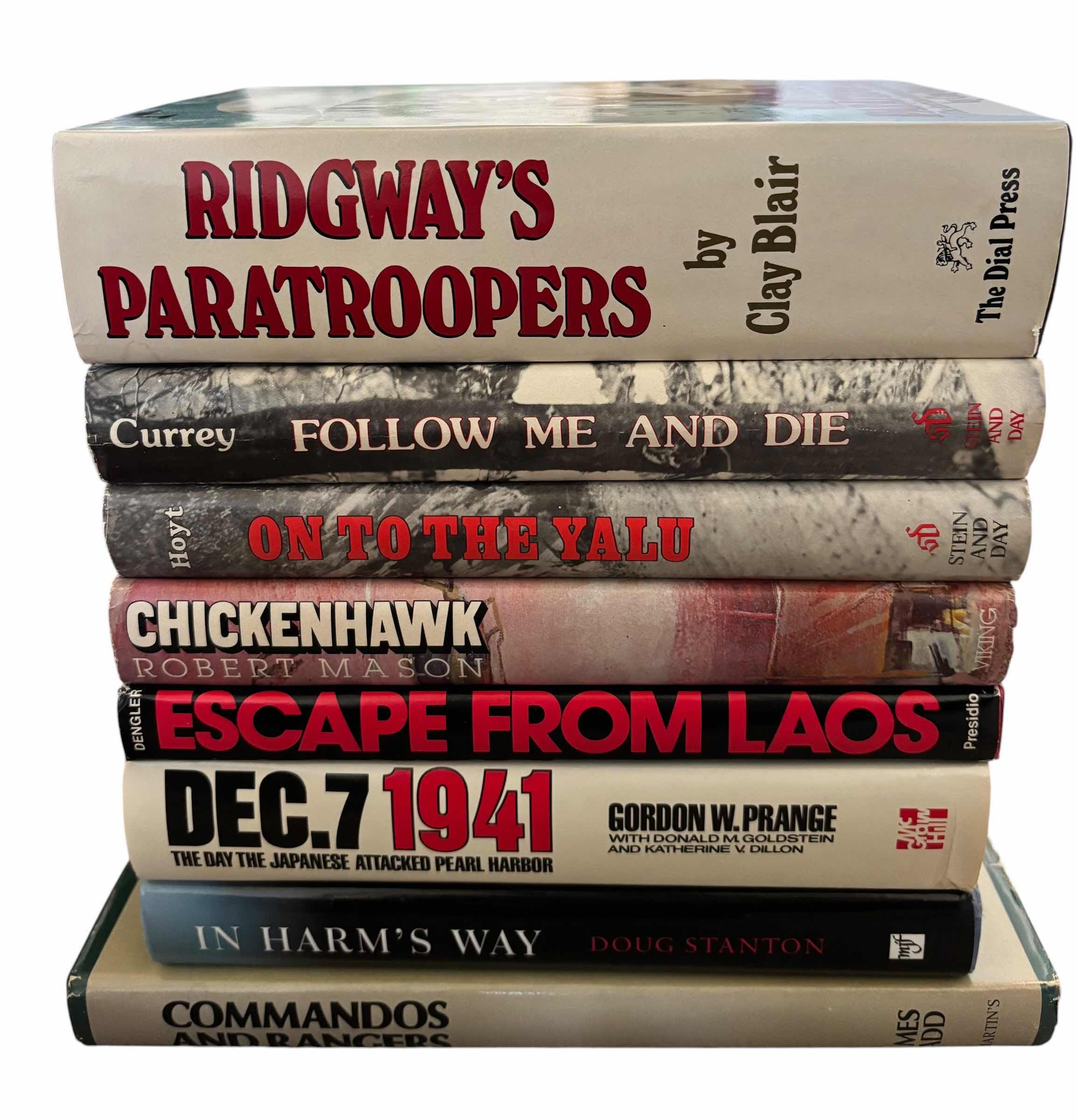 Photo 1 of WAR RELATED BOOKS (8)