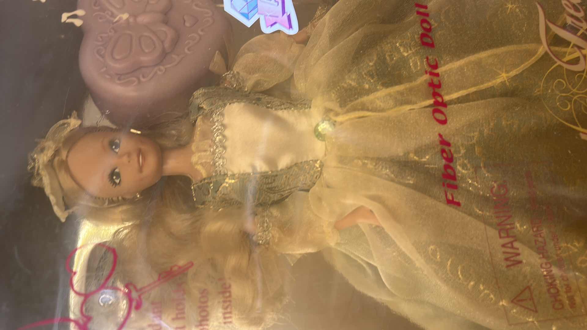 Photo 1 of NIB - FASHION CORNER BIRTHDAY TREASURES “AUGUST” LIMITED EDITION FIBER OPTIC DOLL.