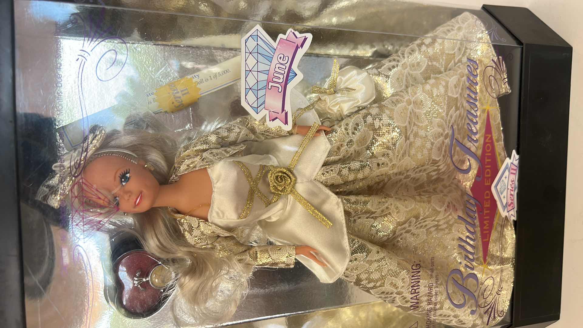 Photo 1 of NIB - FASHION CORNER BIRTHDAY TREASURES JUNE LIMITED EDITION DOLL