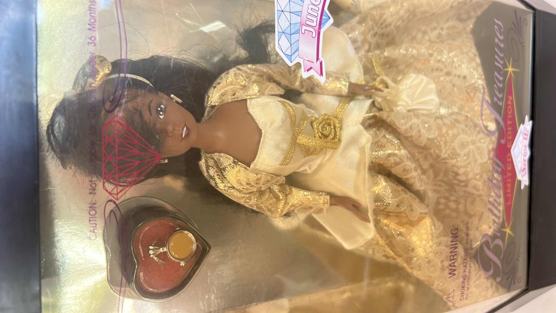 Photo 1 of NIB - VINTAGE FASHION CORNER BIRTHDAY TREASURES JULY  LIMITED EDITION DOLL BY LUCKY IND.